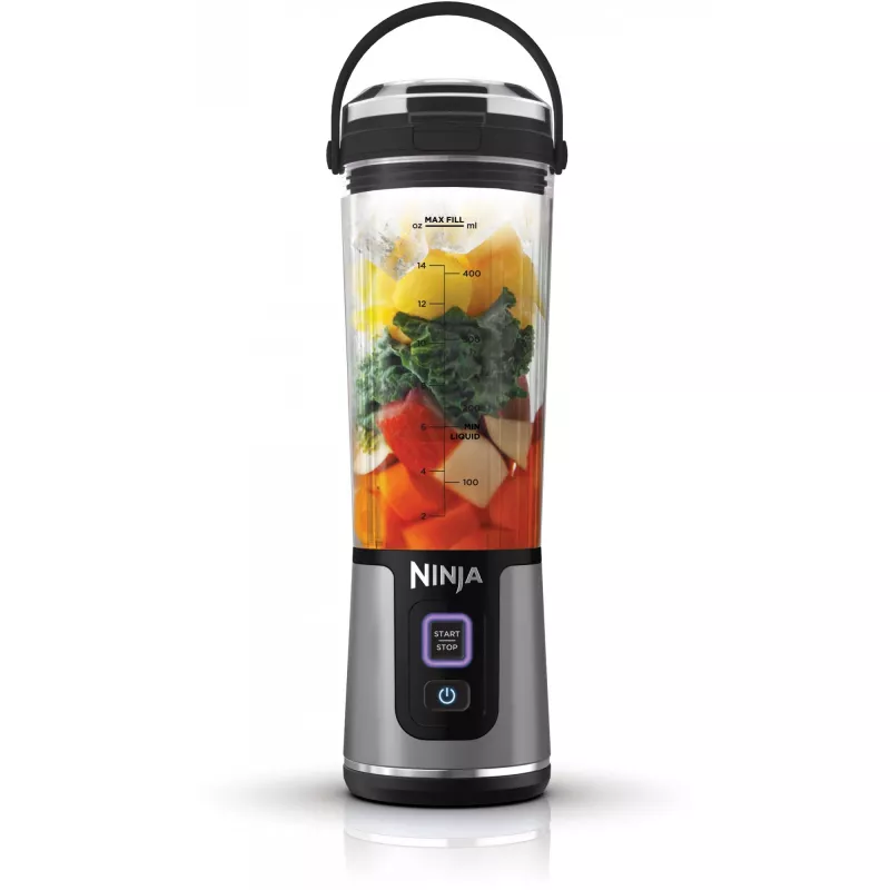 Misturadora desportiva Ninja BC151EUBK — recipiente de 0,53 L, 14,4 W, bateria, Ice-Crush, preto