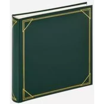 Álbum de fotografias Walther MX-200-A, pele sintética, verde, 300×300 mm, até 100 folhas
