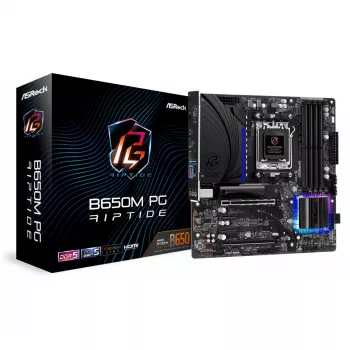 Placa-mãe ASRock B650M PG Riptide AMD B650 Socket AM5 micro ATX