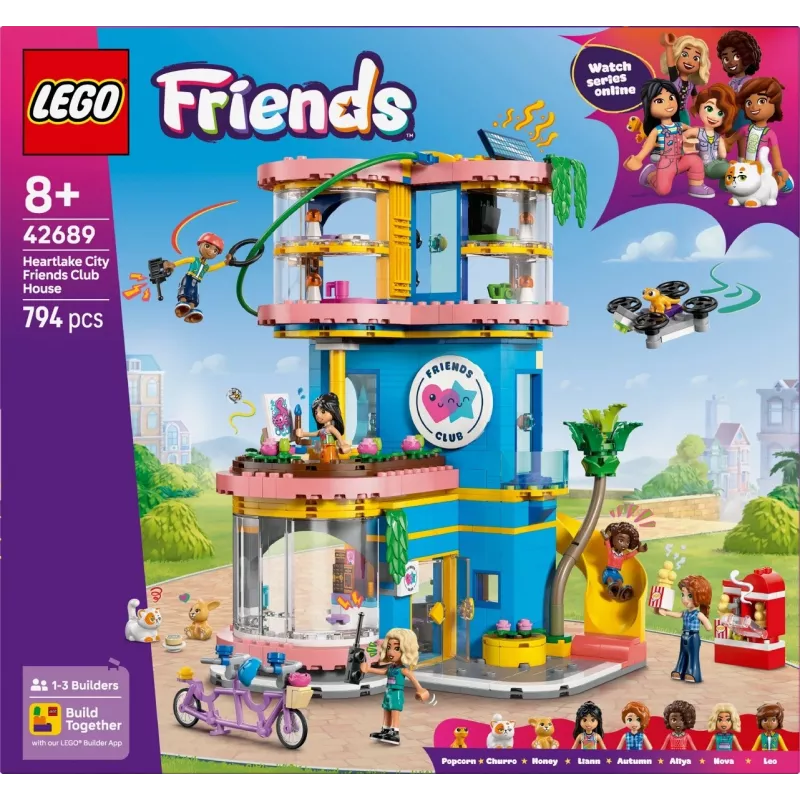 LEGO Friends 42689 Clube de amigos de Heartlake City