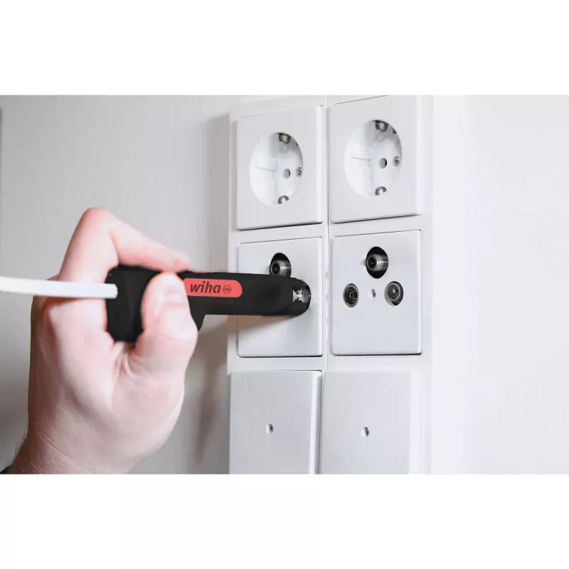 Alicate de descarnar Wiha 44241 para condutores de 6–8 mm