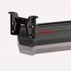 Calha para cabos para secretária MACLEAN MC-106B — preto, ABS, carga máxima 5 kg
