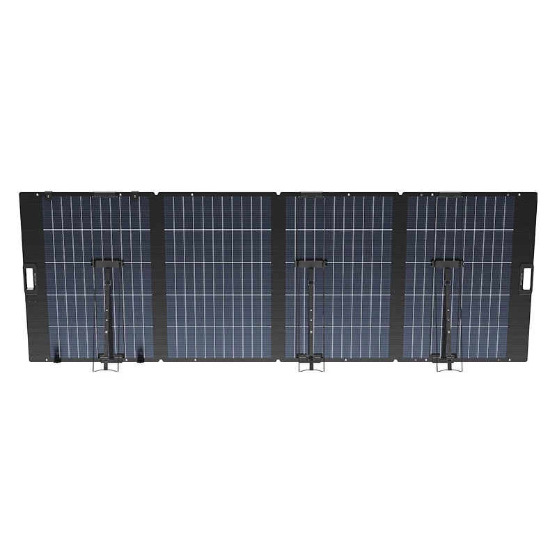 Painel solar leve EcoFlow 400W silício monocristalino