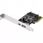 SilverStone ECU03 - Adaptador USB - PCIe 2.0 x2 Low Profile - USB-C 3.1 x 1 + USB-C x 1 (SST-ECU03)