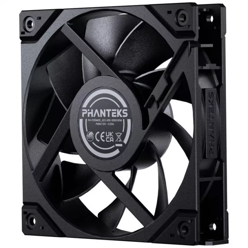 Ventoinha PHANTEKS M25G2-120 120mm PWM preta