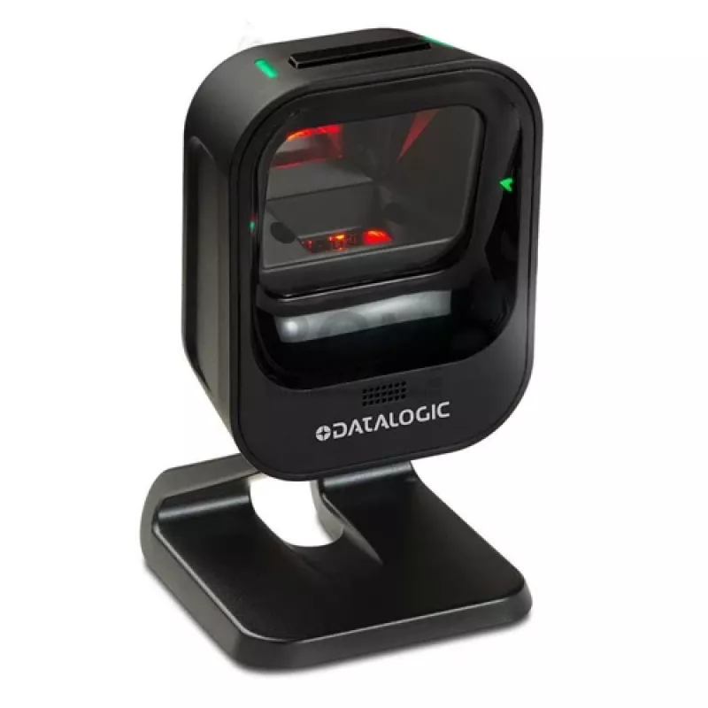 Leitor de Códigos de Barras Datalogic Magellan 900i com Suporte, Imagem 2D, USB, Preto