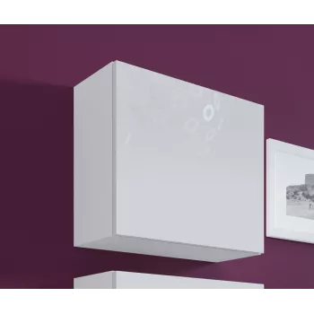 Armário Cama Square VIGO 50/50/30 branco/branco brilhante