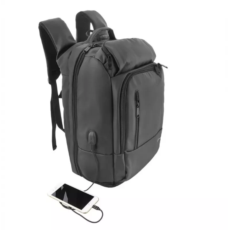 Mochila Tellur para portátil 17,3 polegadas Business XL com porta USB, preto