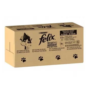 Purina Felix MIX comida húmida para gatos, 120 x 85 g