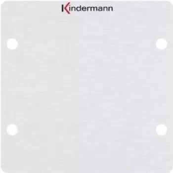 Placa de parede/tampa de interruptor Kindermann 7444000500 alumínio