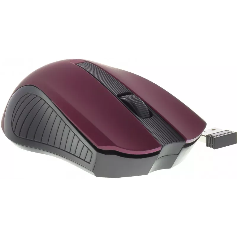 Rato ótico simétrico sem fios 2,4 GHz, 3 botões, Violeta
