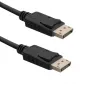 Cabo DisplayPort QOLTEC 1,5 m – ficha DisplayPort macho para ficha DisplayPort macho, preto