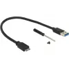 Caixa para SSD DELOCK 42594 preto prateado M.2