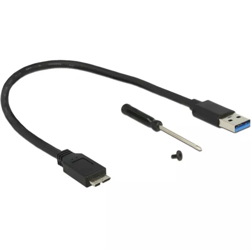 Caixa para SSD DELOCK 42594 preto prateado M.2