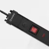 Extensão com proteção contra sobretensão Hawk HWPS503BK 3m com cabo de 3 m