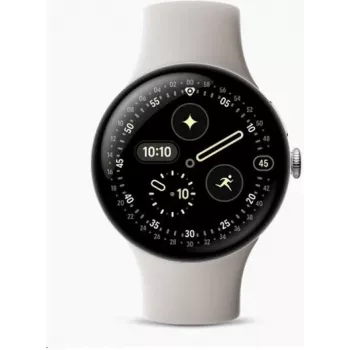 Google Pixel Watch 4 - 45 mm - Alumínio Silver polished (GA09308-EU)