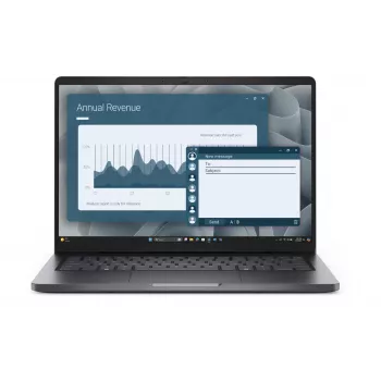 Dell Pro 14 PC14255 | 14 polegadas | IPS | FHD+ | 1920 x 1200 píxeis | antirreflexo | AMD Ryzen 5 PRO | 230 | 16 GB | DDR5 | capacidade da unidade de estado sólido 512 GB | gráficos AMD Radeon 760M