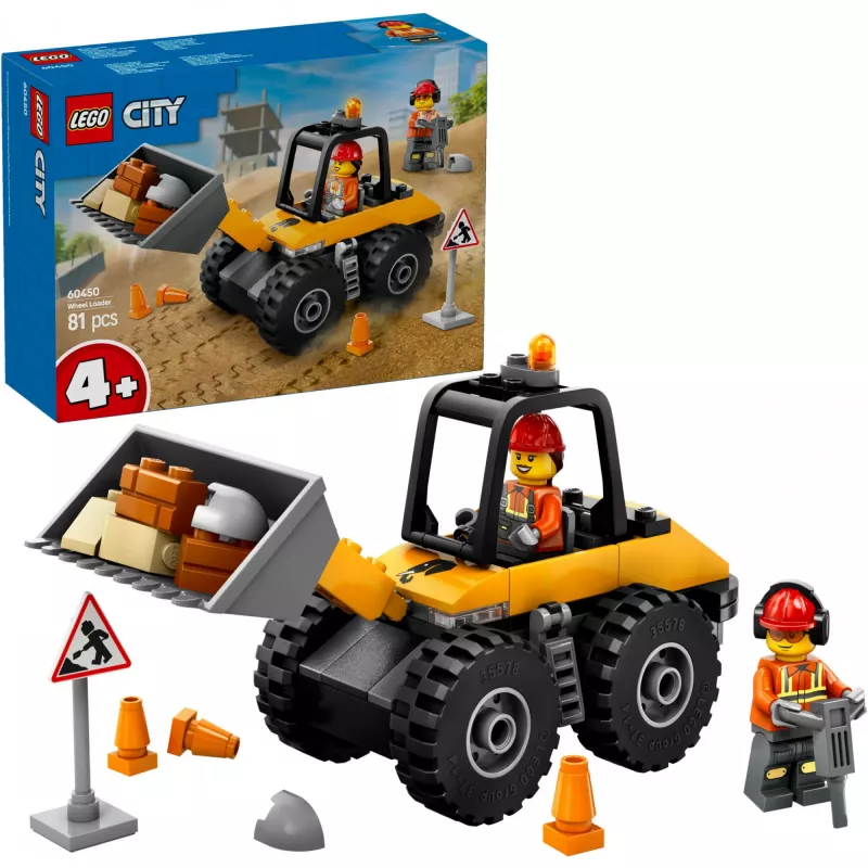 LEGO City 60450 Carregadora de Rodas Amarela
