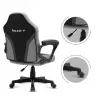Cadeira gaming para crianças Huzaro HZ-Ranger 1.0 cinzenta Mesh, cinzenta e preta