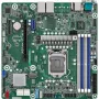 ASRock Rack E3C252D4U placa-mãe, Intel C252, LGA 1200, micro ATX, USB 3.2 Gen 1, 2x Gigabit LAN, gráficos integrados
