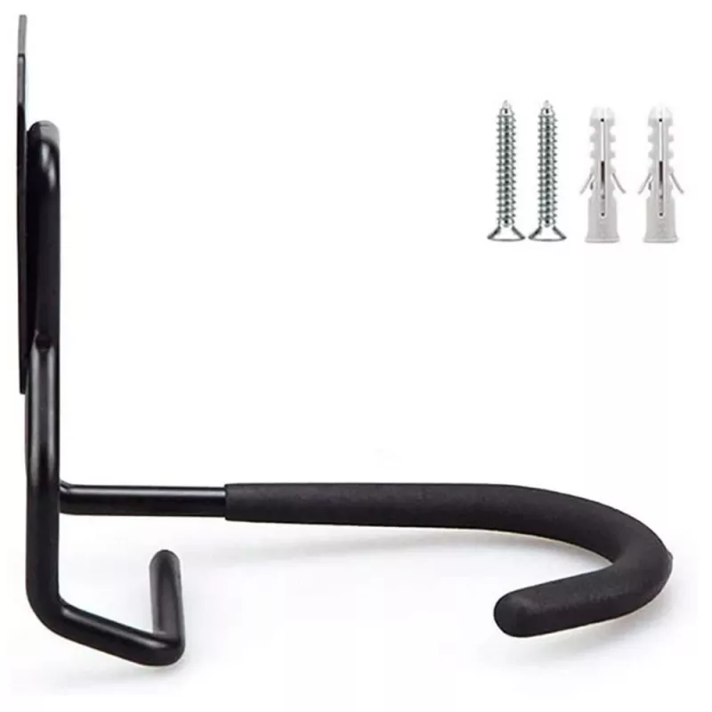 Suporte de parede para bicicleta MACLEAN MC-433 suporte vertical para bicicleta, dobrável, largura ajustável, para bicicletas até 20 kg, preto