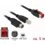 Cabo USB DeLOCK 85491 USB 2.0 5 m USB B preto