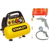 Compressor sem óleo 6L + kit de ar comprimido Stanley