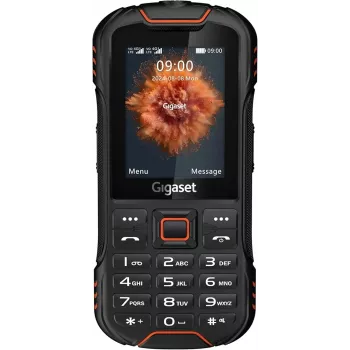 Gigaset GLX 8 Plus preto laranja - 2.500 mAh - 6,1 cm