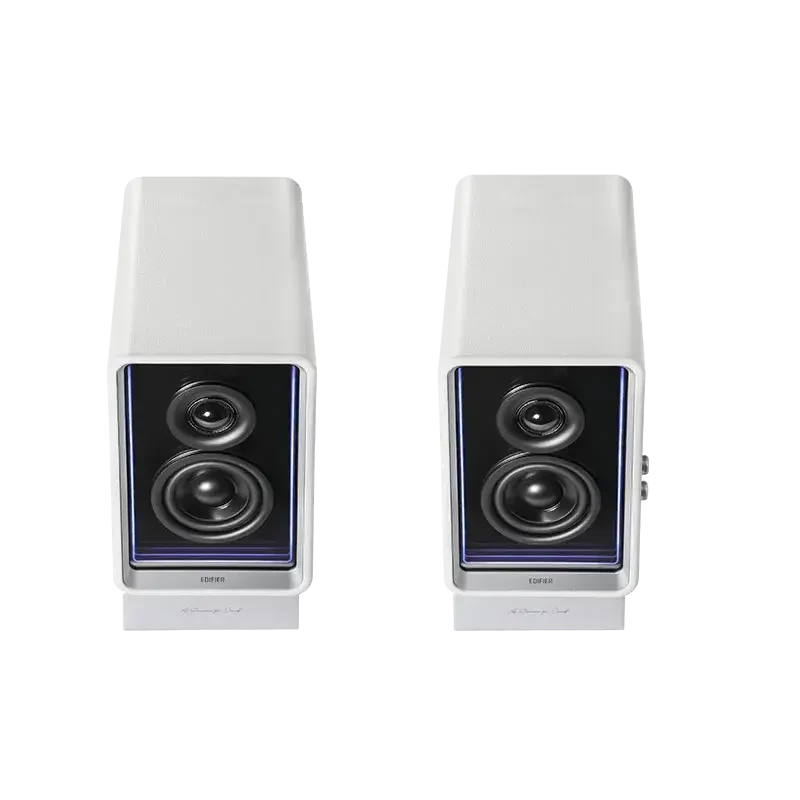Edifier Monitor ativo de secretária com carregador GaN | QR65 | 70 W | Bluetooth | Branco | Ligação sem fios