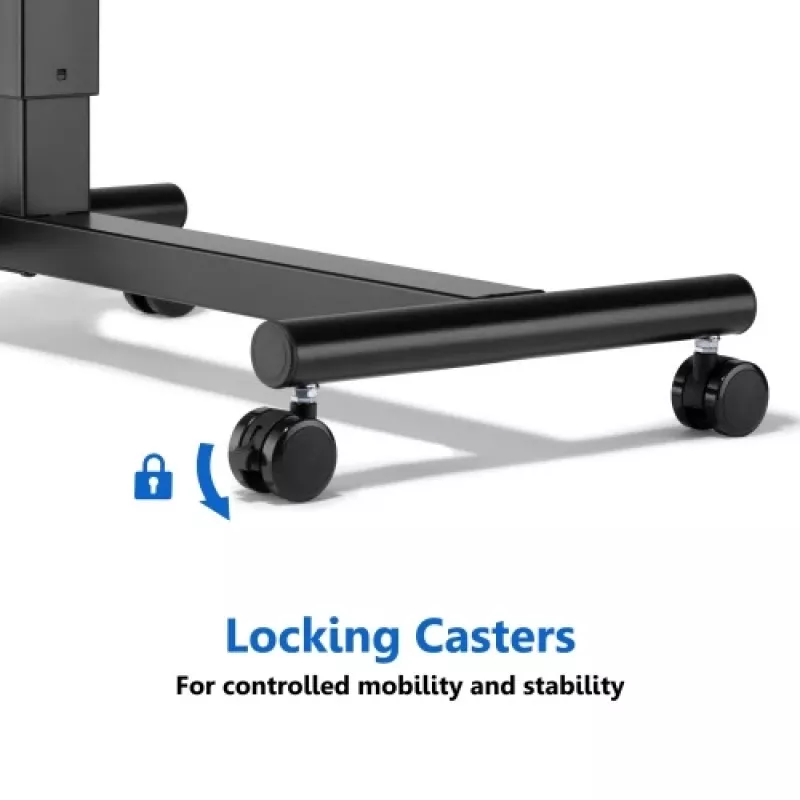 Mesa de altura ajustável up up Forseti B-1-20TMF preto – secretária de altura ajustável