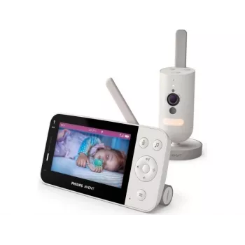 Philips AVENT SCD953/26 Intercomunicador de vídeo para bebé 400 m Wi-Fi cinzento, branco