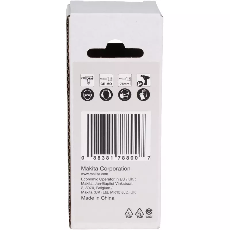 makita Impact Black 1/2 Torx chave de caixa tamanho: T50 comprimento: 78,0 mm (E-19831)