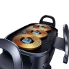 Baseus LightChaser BS-CM029 Suporte de telemóvel para automóvel com carregamento sem fios de 15 W para grelha de ventilação, preto