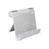 TERRATEC iTab S - Suporte para telemóvel / tablet - alumínio - prateado - suporte de mesa (219727)