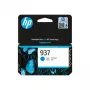 Cartucho de tinta original HP 937 ciano, ciano, 1 unid., 800 páginas