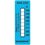 Testo 0646 2532 tiras de medição de temperatura, 50 x 18 mm
