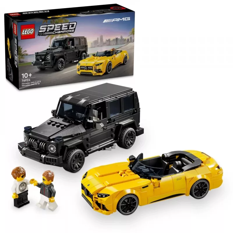 LEGO Speed Champions Mercedes-AMG G 63 & Mercedes-AMG SL 63 76924, multicolor