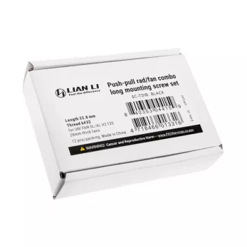 Parafusos Lian Li SC-T31B — conjunto com 12 parafusos de montagem para componentes de PC