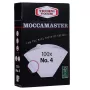 Filtro de café MOCCAMASTER 85022 — filtro de papel, branco, pack de 100