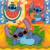 Puzzle infantil Ravensburger Disney Stitch — 3 x 49 peças, adequado para crianças