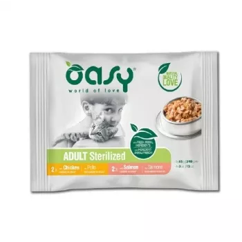 Oasy Chunks em Molho Multipack Adult 4x85 g