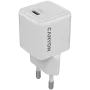 Carregador CANYON CU20C GaN 20W 1xPD UE branco