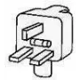 Lenovo - cabo de alimentação - BS 1363 (M) para conector de alimentação IEC 60320 C13 - 1,8 m - Reino Unido - para IBM P275, ThinkCentre A50 8089, ThinkCentre A50 8089 (14F0032)