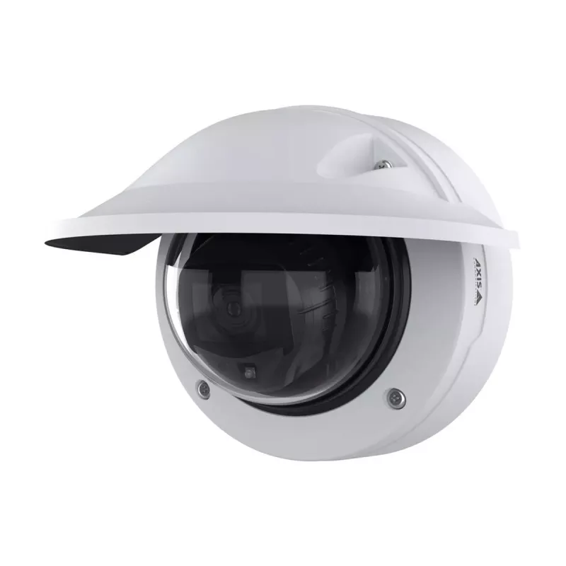 Câmara de vigilância IP dome AXIS P3277-LVE — 2592×1944, 30 fps, teto/parede, interior e exterior, 1/2,8 polegadas CMOS, 104° HFOV