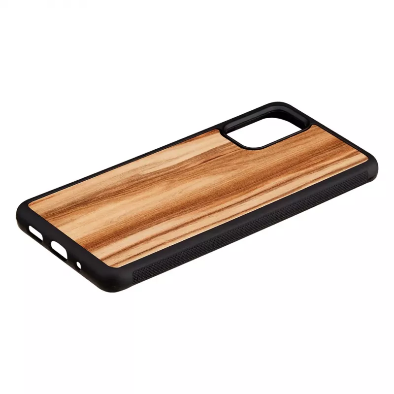 Capa para telemóvel Man and Wood Galaxy S20+ cappuccino preto – capa de proteção para smartphone
