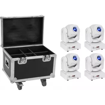 Moving-Head-Spot EUROLITE TMH-S60 4x LED com mala de transporte