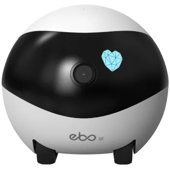 Câmara IP robô Enabot EBO SE compacta N/A MP N/A 16 GB armazenamento externo, suporta máx. 256 GB