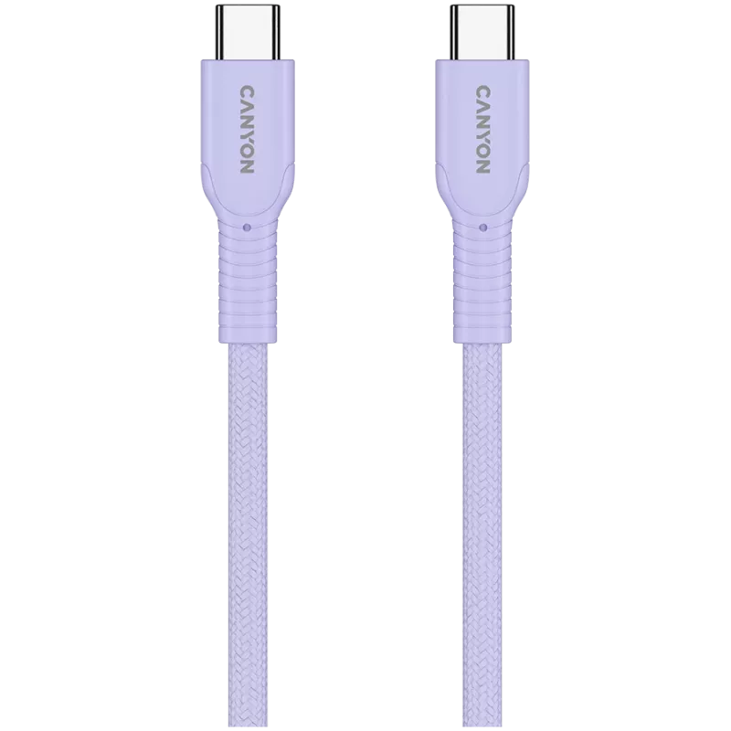 Cabo CANYON OnWire 60CL C-C 60W COLOR entrançado 1m roxo