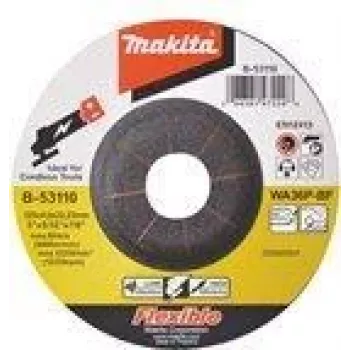 Makita - Disco de lixar - para metal, aço inoxidável - 125 mm - Grão: WA36P - para Makita DGA506RTJ