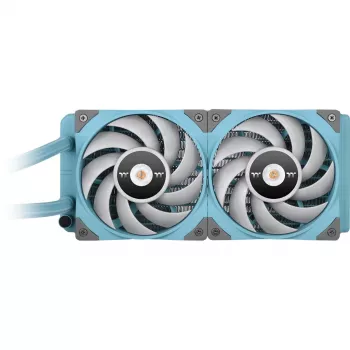 Refrigeração líquida tudo-em-um TOUGHLIQUID 240 ARGB Sync turquesa 240 mm, refrigeração líquida turquesa